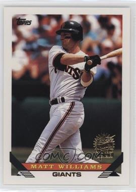 1993 Topps - [Base] - Inaugural Florida Marlins #225 - Matt Williams