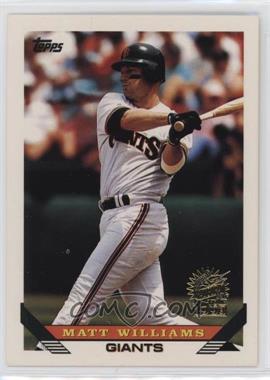 1993 Topps - [Base] - Inaugural Florida Marlins #225 - Matt Williams