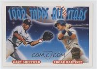 1992 Topps All Stars - Gary Sheffield, Edgar Martinez