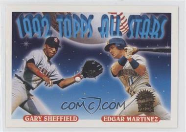 1993 Topps - [Base] - Inaugural Florida Marlins #403 - 1992 Topps All Stars - Gary Sheffield, Edgar Martinez