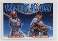 1992 Topps All Stars - Barry Larkin, Travis Fryman