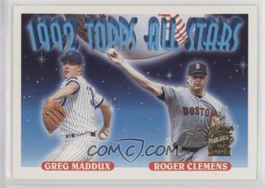 1993 Topps - [Base] - Inaugural Florida Marlins #409 - 1992 Topps All Stars - Greg Maddux, Roger Clemens [Good to VG‑EX]