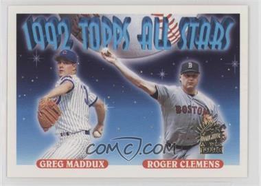 1993 Topps - [Base] - Inaugural Florida Marlins #409 - 1992 Topps All Stars - Greg Maddux, Roger Clemens