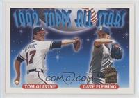 1992 Topps All Stars - Dave Fleming, Tom Glavine