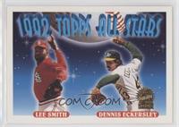 1992 Topps All Stars - Dennis Eckersley, Lee Smith