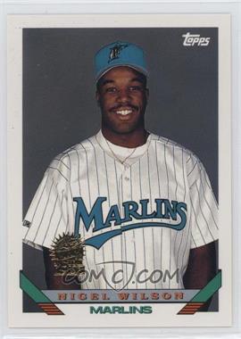 1993 Topps - [Base] - Inaugural Florida Marlins #426 - Nigel Wilson