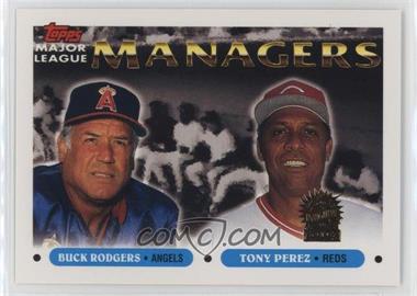 1993 Topps - [Base] - Inaugural Florida Marlins #503 - Major League Managers - Buck Rodgers, Tony Perez