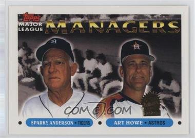 1993 Topps - [Base] - Inaugural Florida Marlins #506 - Major League Managers - Sparky Anderson, Art Howe