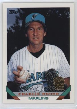 1993 Topps - [Base] - Inaugural Florida Marlins #520 - Charlie Hough