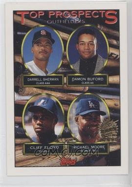1993 Topps - [Base] - Inaugural Florida Marlins #576 - Top Prospects -  Darrell Sherman, Damon Buford, Cliff Floyd, Michael Moore