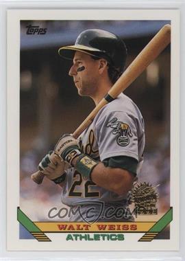 1993 Topps - [Base] - Inaugural Florida Marlins #580 - Walt Weiss