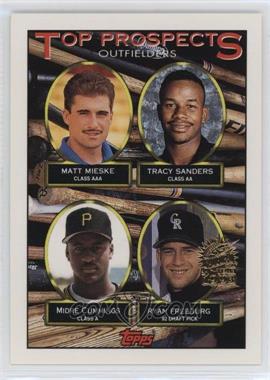 1993 Topps - [Base] - Inaugural Florida Marlins #616 - Top Prospects - Matt Mieske, Tracy Sanders, Midre Cummings, Ryan Freeburg
