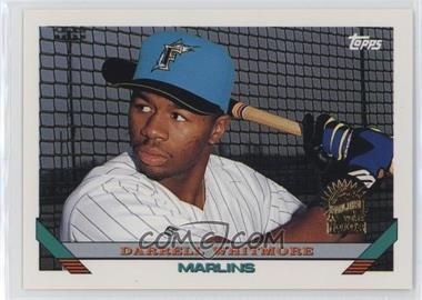 1993 Topps - [Base] - Inaugural Florida Marlins #697 - Darrell Whitmore