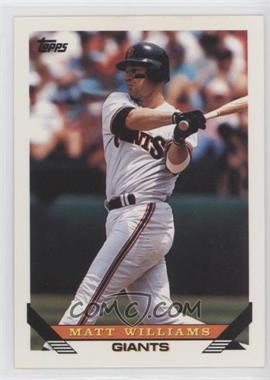 1993 Topps - [Base] #225 - Matt Williams