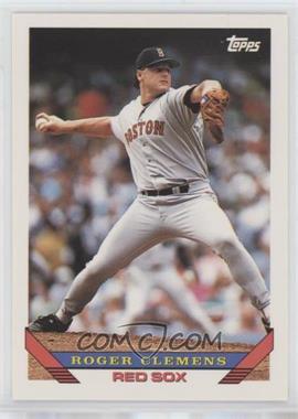 1993 Topps - [Base] #4 - Roger Clemens