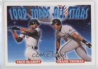 1992 Topps All Stars - Fred McGriff, Frank Thomas