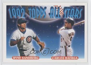1993 Topps - [Base] #402 - 1992 Topps All Stars - Ryne Sandberg, Carlos Baerga