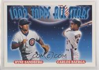 1992 Topps All Stars - Ryne Sandberg, Carlos Baerga