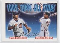 1992 Topps All Stars - Ryne Sandberg, Carlos Baerga
