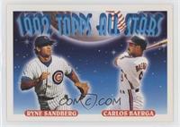 1992 Topps All Stars - Ryne Sandberg, Carlos Baerga