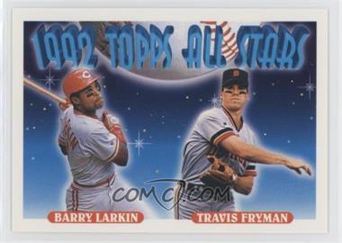 1993 Topps - [Base] #404 - 1992 Topps All Stars - Barry Larkin, Travis Fryman