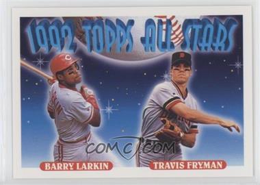 1993 Topps - [Base] #404 - 1992 Topps All Stars - Barry Larkin, Travis Fryman