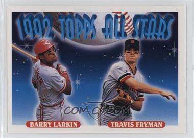 1993 Topps - [Base] #404 - 1992 Topps All Stars - Barry Larkin, Travis Fryman