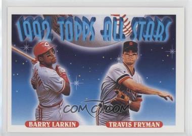 1993 Topps - [Base] #404 - 1992 Topps All Stars - Barry Larkin, Travis Fryman