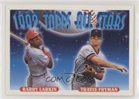 1992 Topps All Stars - Barry Larkin, Travis Fryman