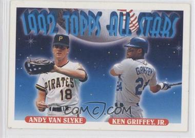 1993 Topps - [Base] #405 - 1992 Topps All Stars - Andy Van Slyke, Ken Griffey Jr.