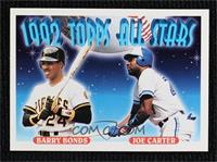 1992 Topps All Stars - Barry Bonds, Joe Carter