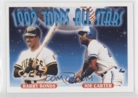 1992 Topps All Stars - Barry Bonds, Joe Carter