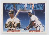 1992 Topps All Stars - Barry Bonds, Joe Carter