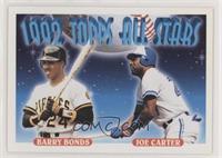 1992 Topps All Stars - Barry Bonds, Joe Carter