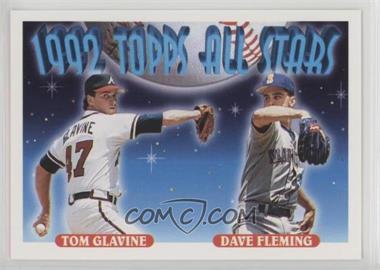 1993 Topps - [Base] #410 - 1992 Topps All Stars - Dave Fleming, Tom Glavine