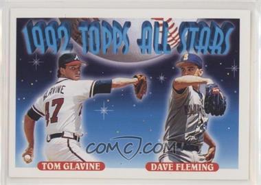 1993 Topps - [Base] #410 - 1992 Topps All Stars - Dave Fleming, Tom Glavine
