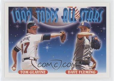 1993 Topps - [Base] #410 - 1992 Topps All Stars - Dave Fleming, Tom Glavine