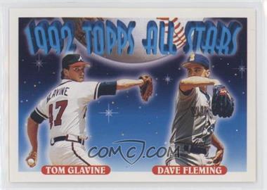 1993 Topps - [Base] #410 - 1992 Topps All Stars - Dave Fleming, Tom Glavine [EX to NM]