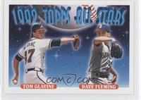 1992 Topps All Stars - Dave Fleming, Tom Glavine