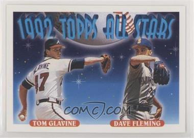 1993 Topps - [Base] #410 - 1992 Topps All Stars - Dave Fleming, Tom Glavine [EX to NM]