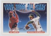1992 Topps All Stars - Dennis Eckersley, Lee Smith [EX to NM]