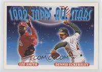 1992 Topps All Stars - Dennis Eckersley, Lee Smith