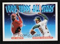 1992 Topps All Stars - Dennis Eckersley, Lee Smith