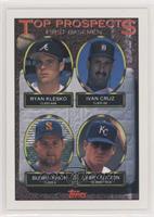 Top Prospects - Ryan Klesko, Ivan Cruz, Bubba Smith, Larry Sutton [EX to&n…