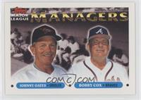 Major League Managers - Johnny Oates, Bobby Cox