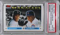 Major League Managers - Butch Hobson, Jim Lefebvre [PSA 10 GEM M…