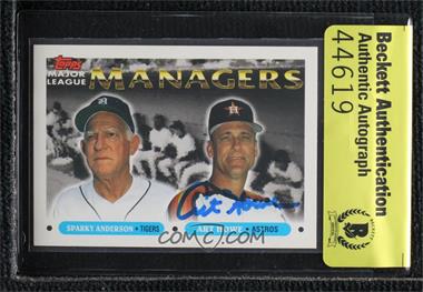 1993 Topps - [Base] #506 - Major League Managers - Sparky Anderson, Art Howe [BAS Authentic]