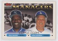 Major League Managers - Hal McRae, Tom Lasorda