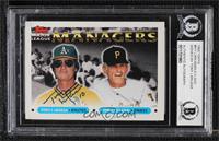 Major League Managers - Tony La Russa, Jim Leyland [BAS Authentic]