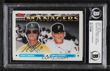 1993 Topps - [Base] #511 - Major League Managers - Tony La Russa, Jim Leyland [BAS Authentic]